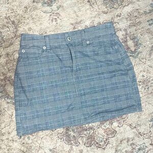 American Eagle Plaid Mini Skirt Size 6